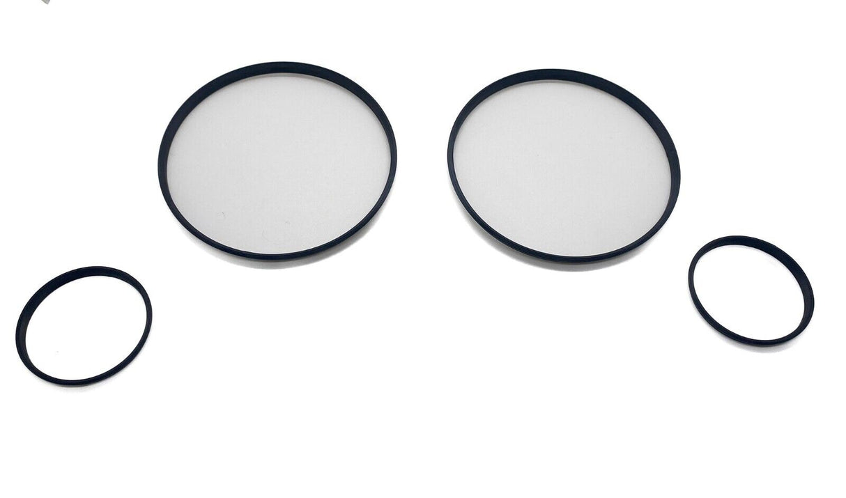BMW E30 3-Series Black Gauge Cluster Rings