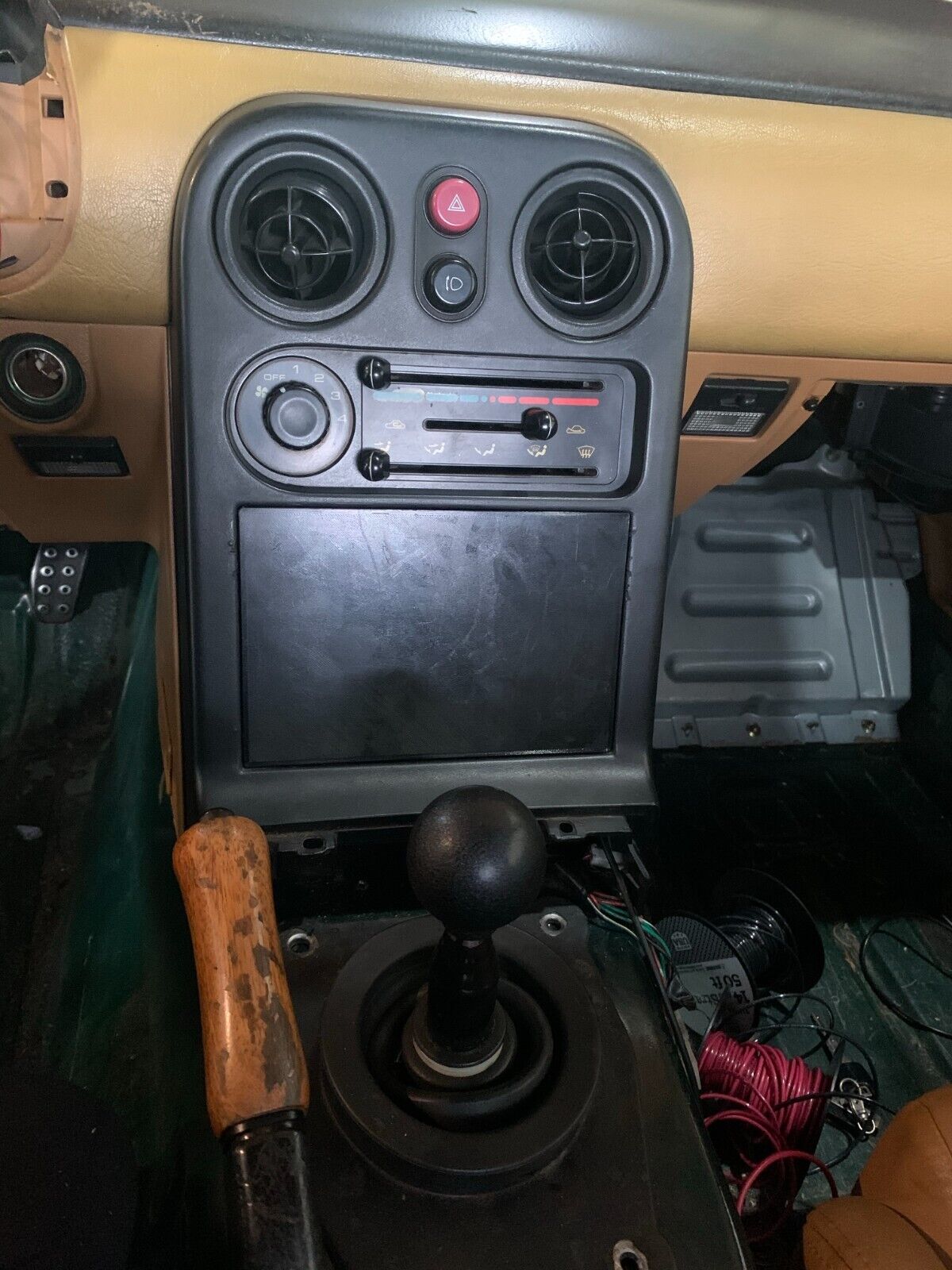 Mazda Miata NA Radio Delete Plate