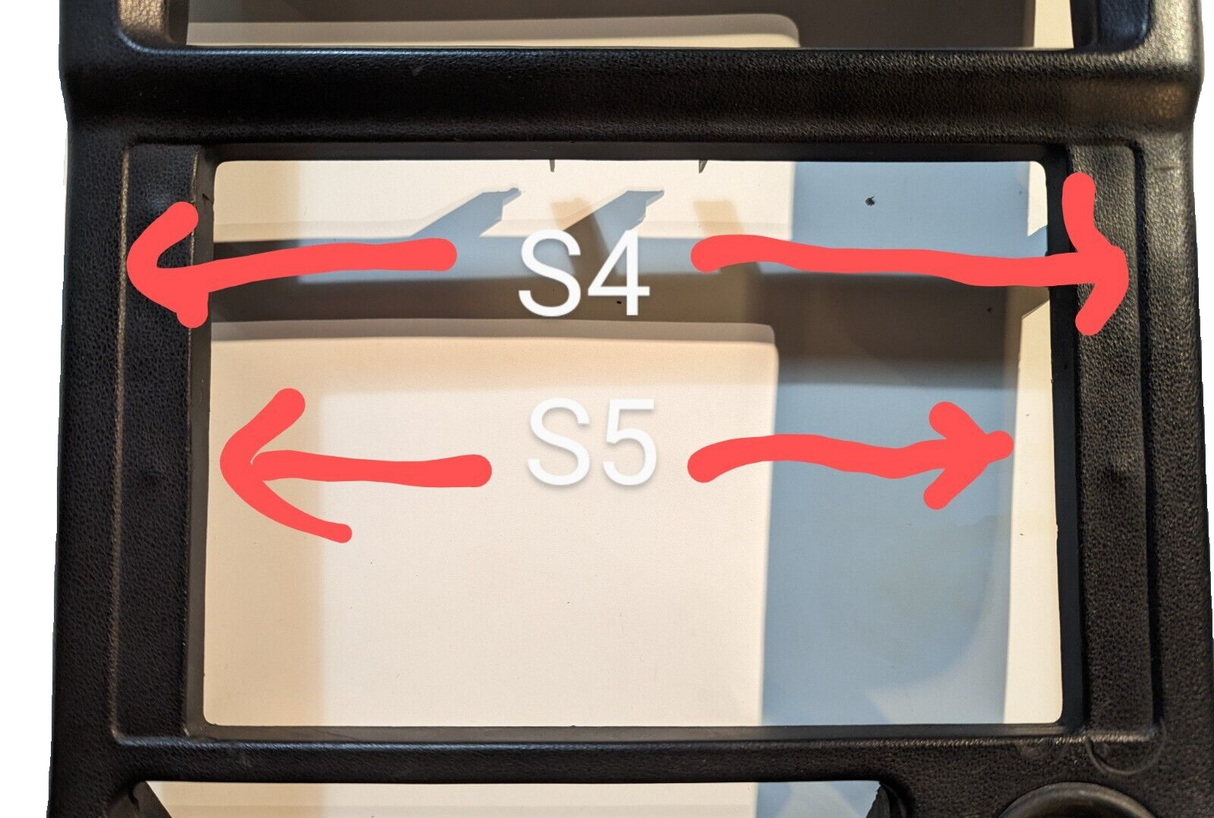 Mazda RX7 FC Double Din Head Unit Bezel - S4