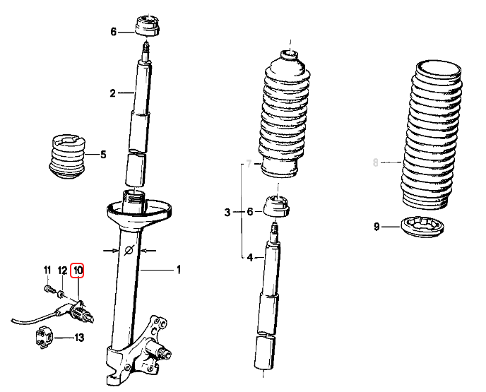 BMW E30 3-Series ABS Sensor Delete Plugs