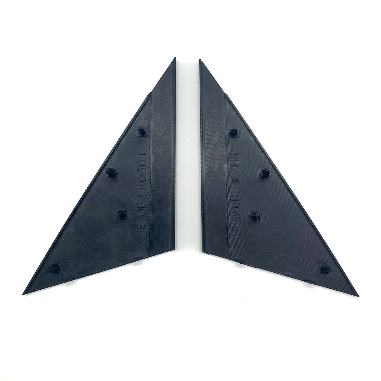 BMW E30 3-Series Mirror Trim Tweeter Blank - Left & Right Set