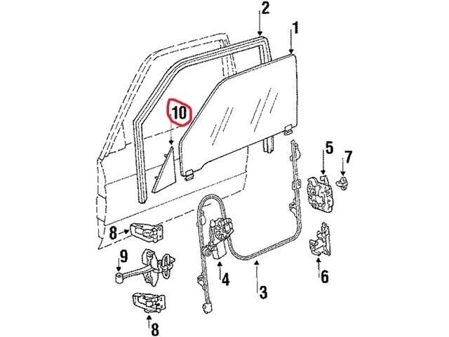 BMW E30 3-Series Mirror Trim Tweeter Blank - Left & Right Set