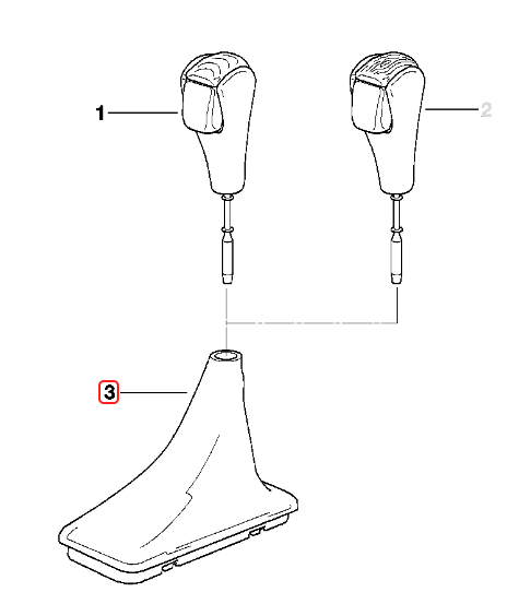 BMW E46 3-Series Automatic Transmission Shift Boot Frame - LHD