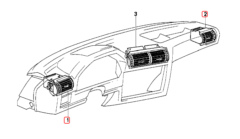 BMW E30 3-Series Side HVAC Vent Gauge Pod