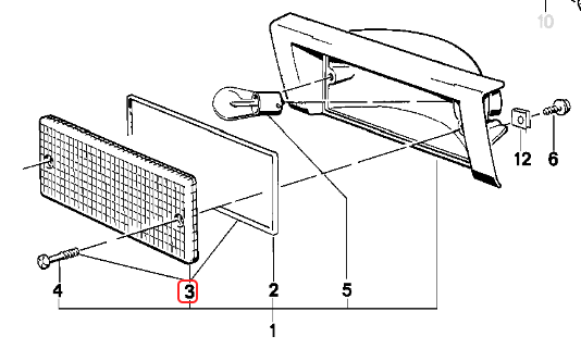 BMW E30 3-Series Late Model Front Turn Signal Delete Set