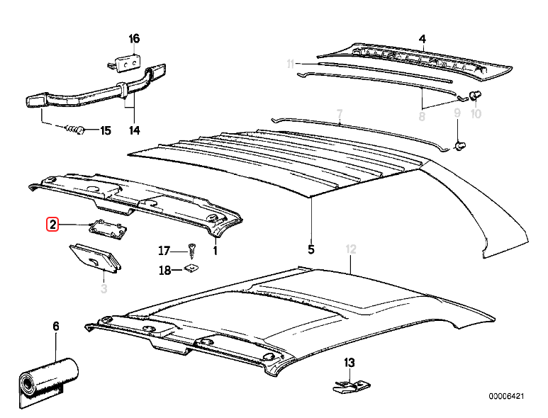 Sunroof Motor Cover for BMW E30, E23, E24 & E28
