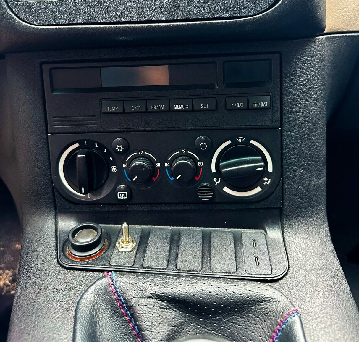 BMW E36 3-Series Square Adapter Double Din Conversion