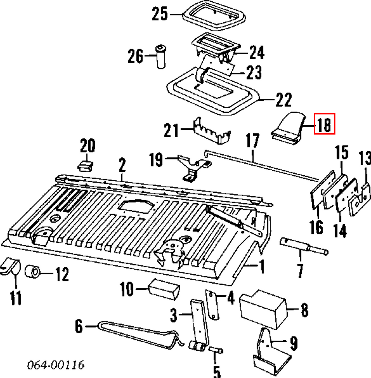 Range Rover Classic Tailgate Tab-Locks - Large