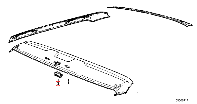 Sunroof Motor Cover for BMW E30, E23, E24 & E28