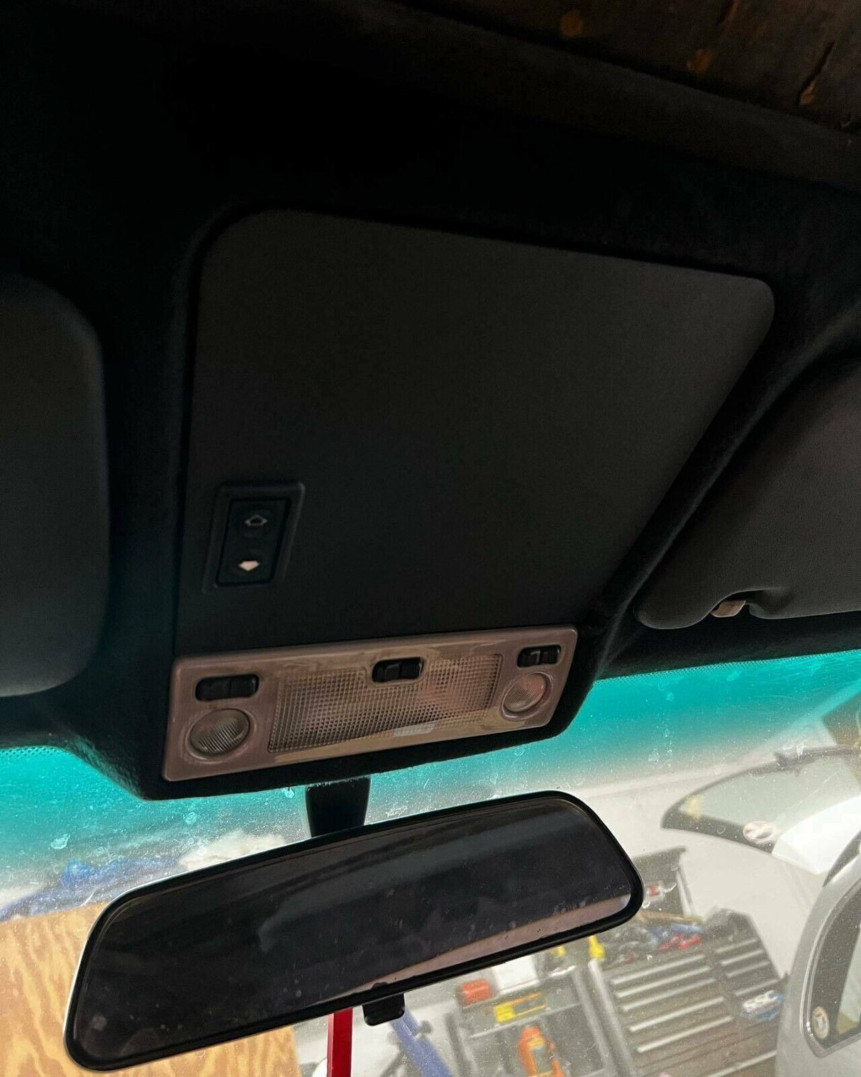 BMW E36 3-Series Sunroof Motor Cover - Sedan - Delete Plate