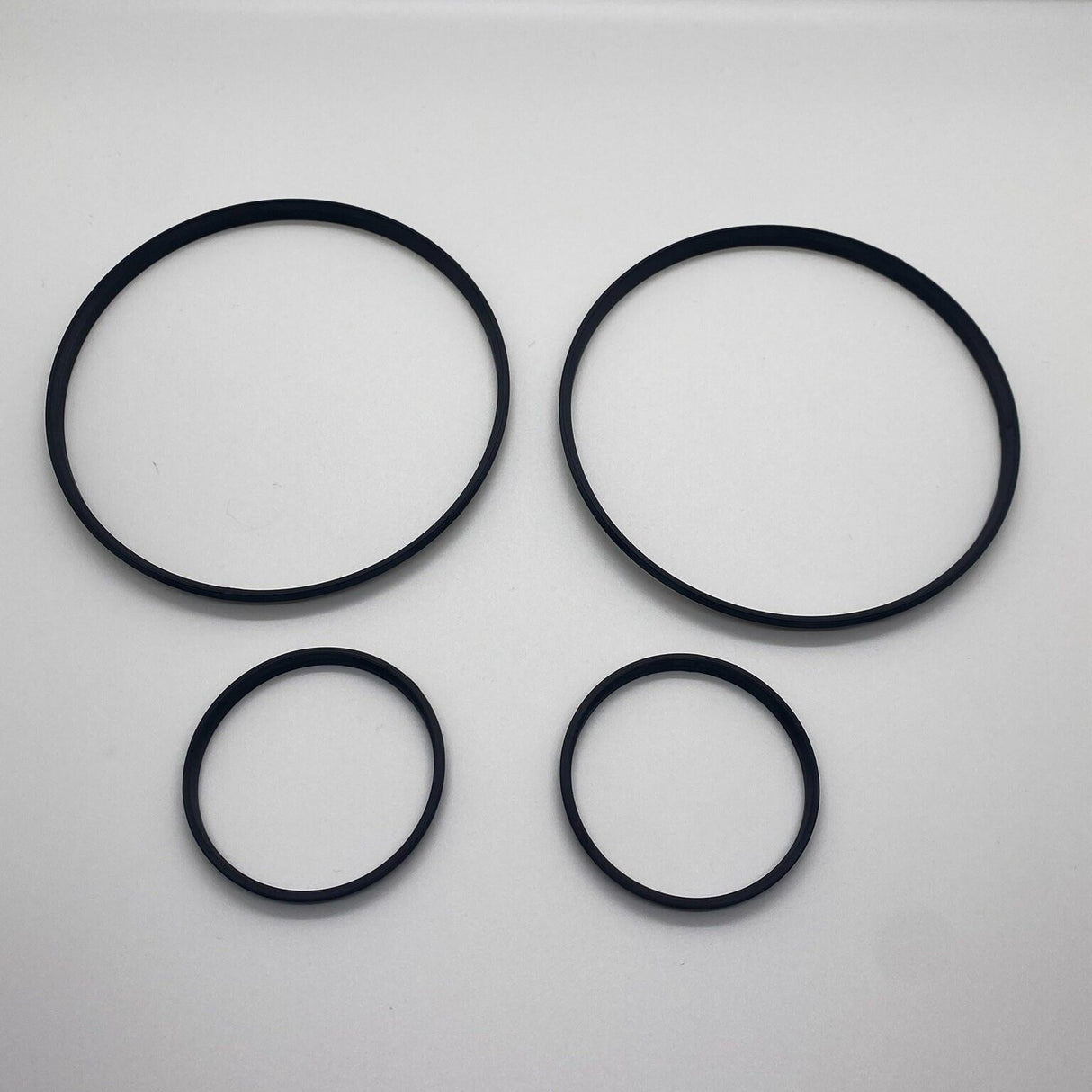BMW E30 3-Series Black Gauge Cluster Rings
