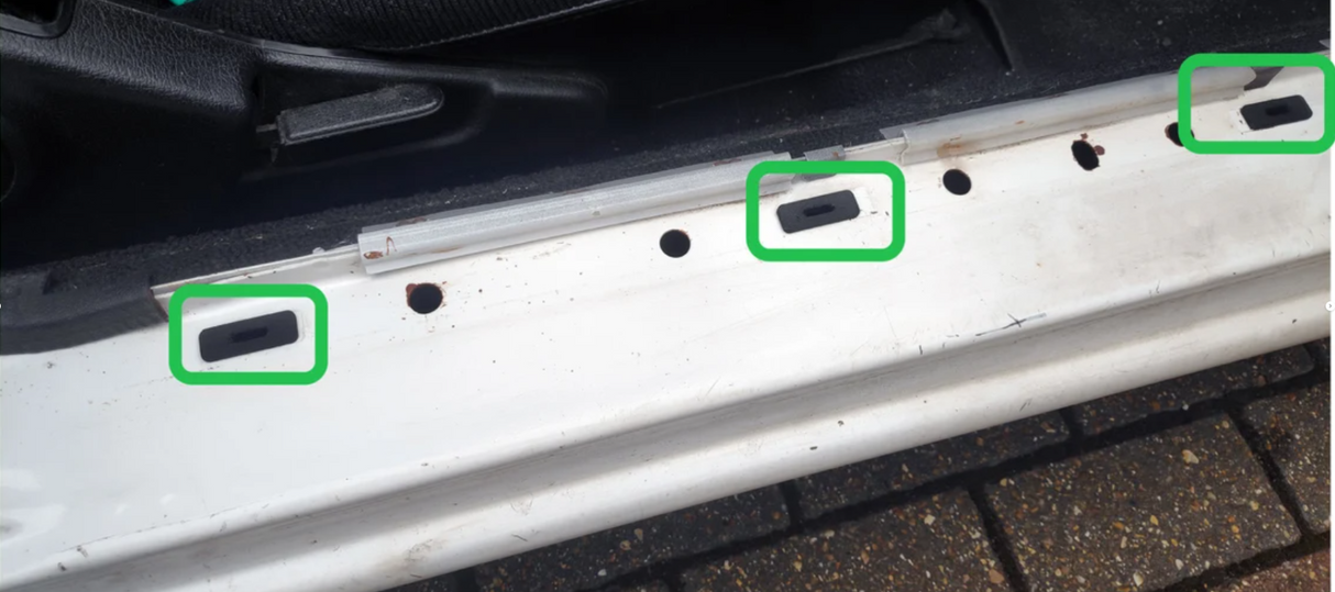 Mazda Miata NA Door Sill Grommets - Set of 8