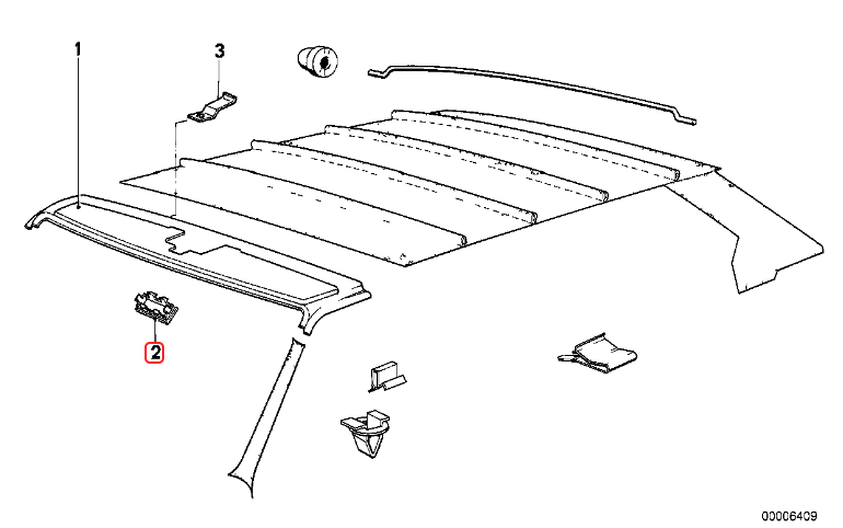 Sunroof Motor Cover for BMW E30, E23, E24 & E28
