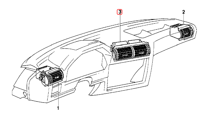 BMW E30 3-Series Center Vent Gauge Pod - 52mm