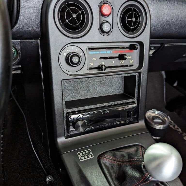 Mazda Miata NA Single DIN Stereo Frame & Pocket - Large
