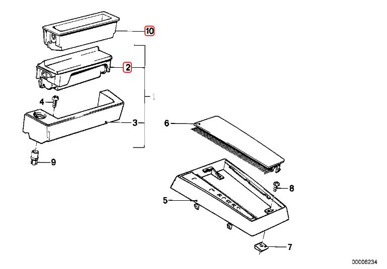BMW E30 3-Series Front Ash Tray Delete Gauge Pod
