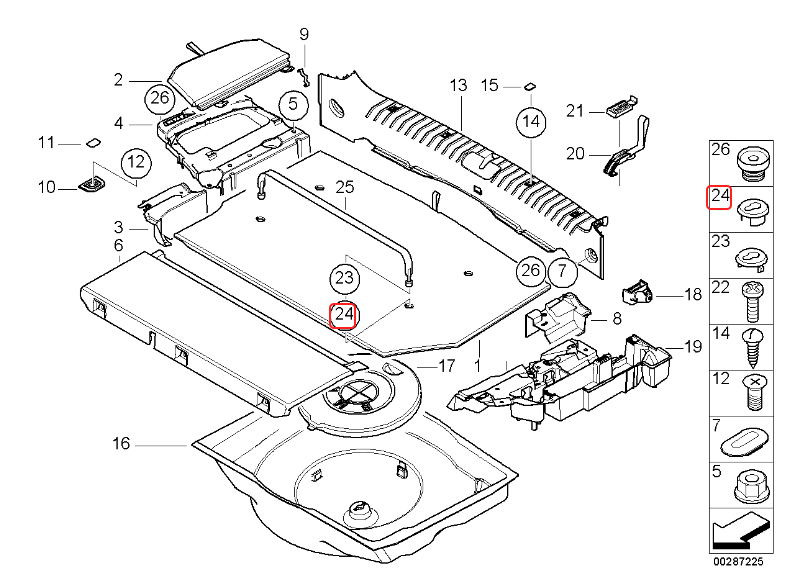 BMW E46 & E39 Touring Lower Retaining Strap Mount - Set of 4