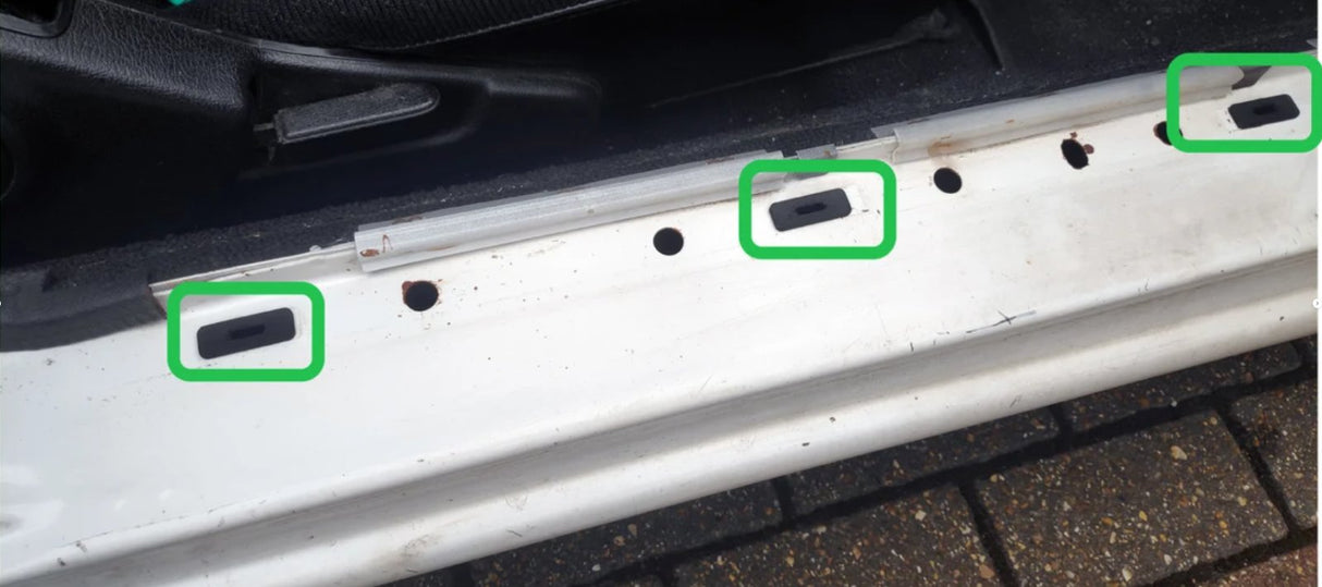 Mazda Miata NA Door Sill Grommets - Set of 8