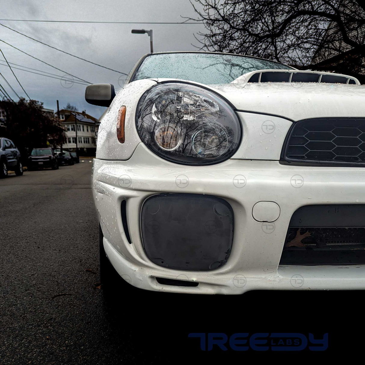Fog Light Covers – 2002–2003 Subaru Impreza WRX Bugeye - Unpainted - Installation Reference