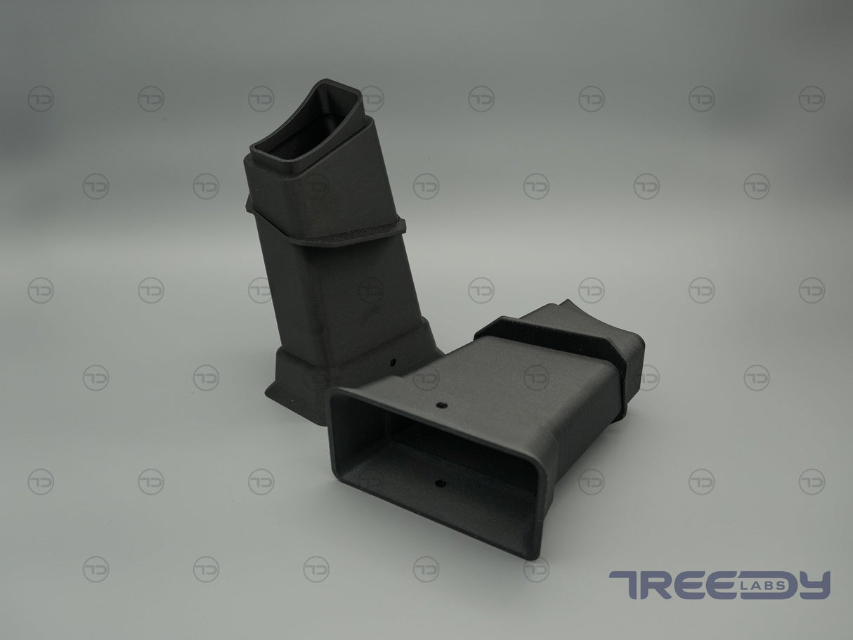 BMW E30 3-Series M-Technic 1 Brake Duct - Left & Right Set - 51711942967 & 51711942968 - Main Product Photo