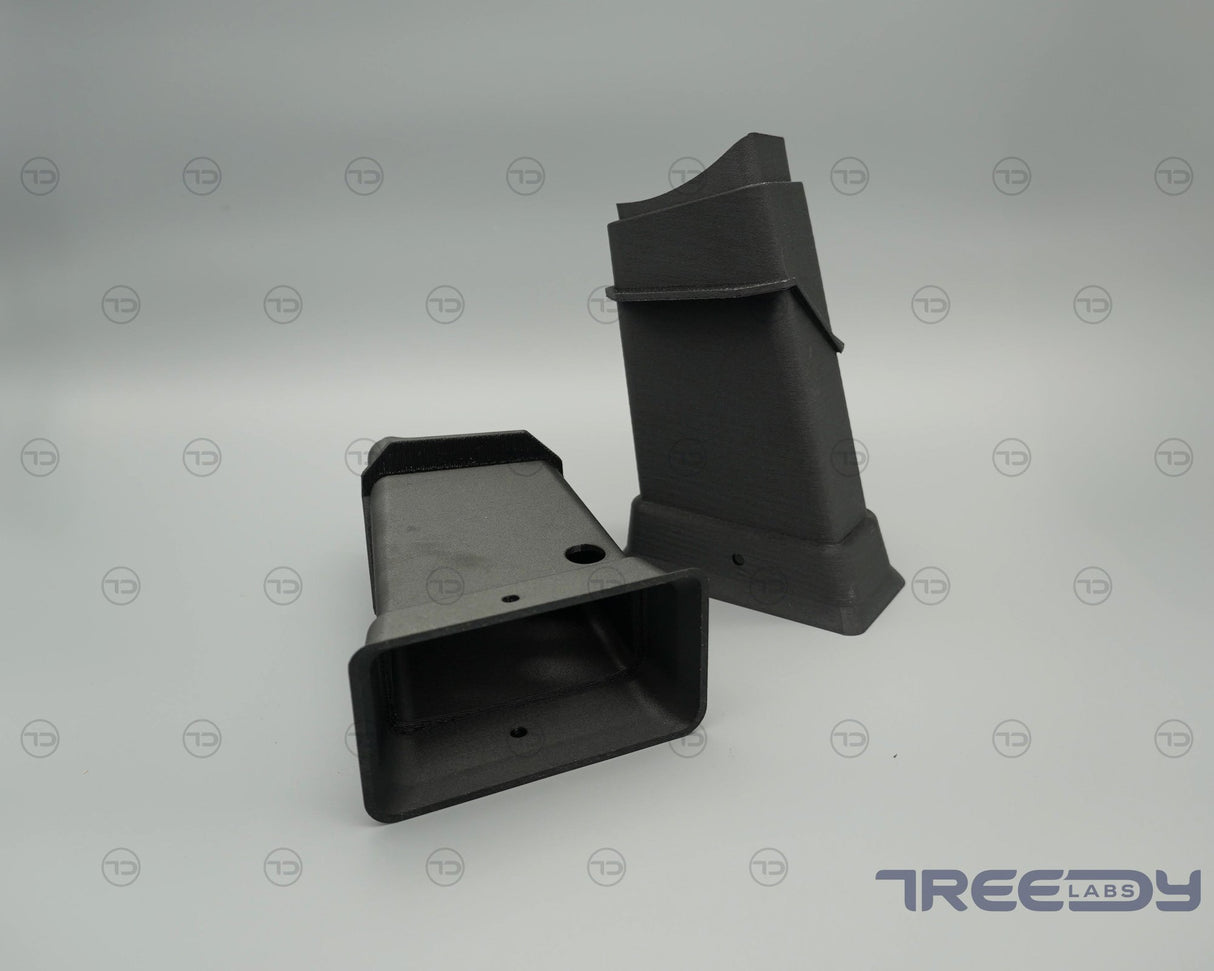 BMW E30 3-Series M-Technic 1 Brake Duct - Left & Right Set - 51711942967 & 51711942968 - Detail Shot