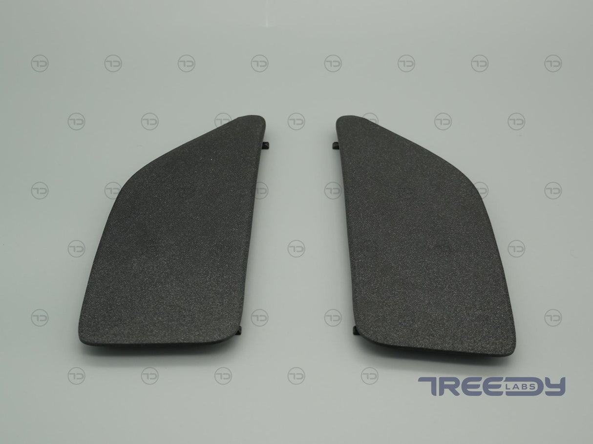 BMW E36 3-Series Convertible Hard Top Trim Covers - Left & Right Set - Detail Shot