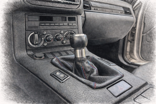 BMW E36 shift boot replacement guide - refreshed interior with new leather shift boot