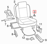 Land Rover Discovery 2 Jump Seat Release Lever - Left
