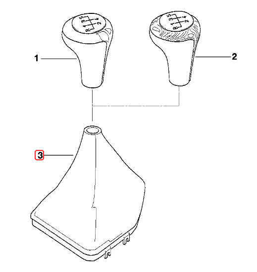 BMW E39 5-Series Manual Transmission Shift Boot Frame - RHD