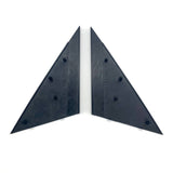 BMW E30 3-Series Mirror Trim Tweeter Blank - Left & Right Set