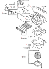 Mazda RX8 Reinforced Cabin Air Filter Cover