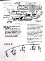 BMW E30 3-Series ES/IS Cow Catcher Brake Duct Intakes