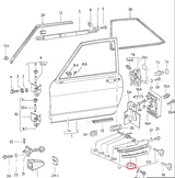 Porsche 944 Outer Door Handle Trim Inserts