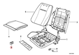 Sport Seat Guide Thigh Support Clips For Various Bmw Models - Set of 4