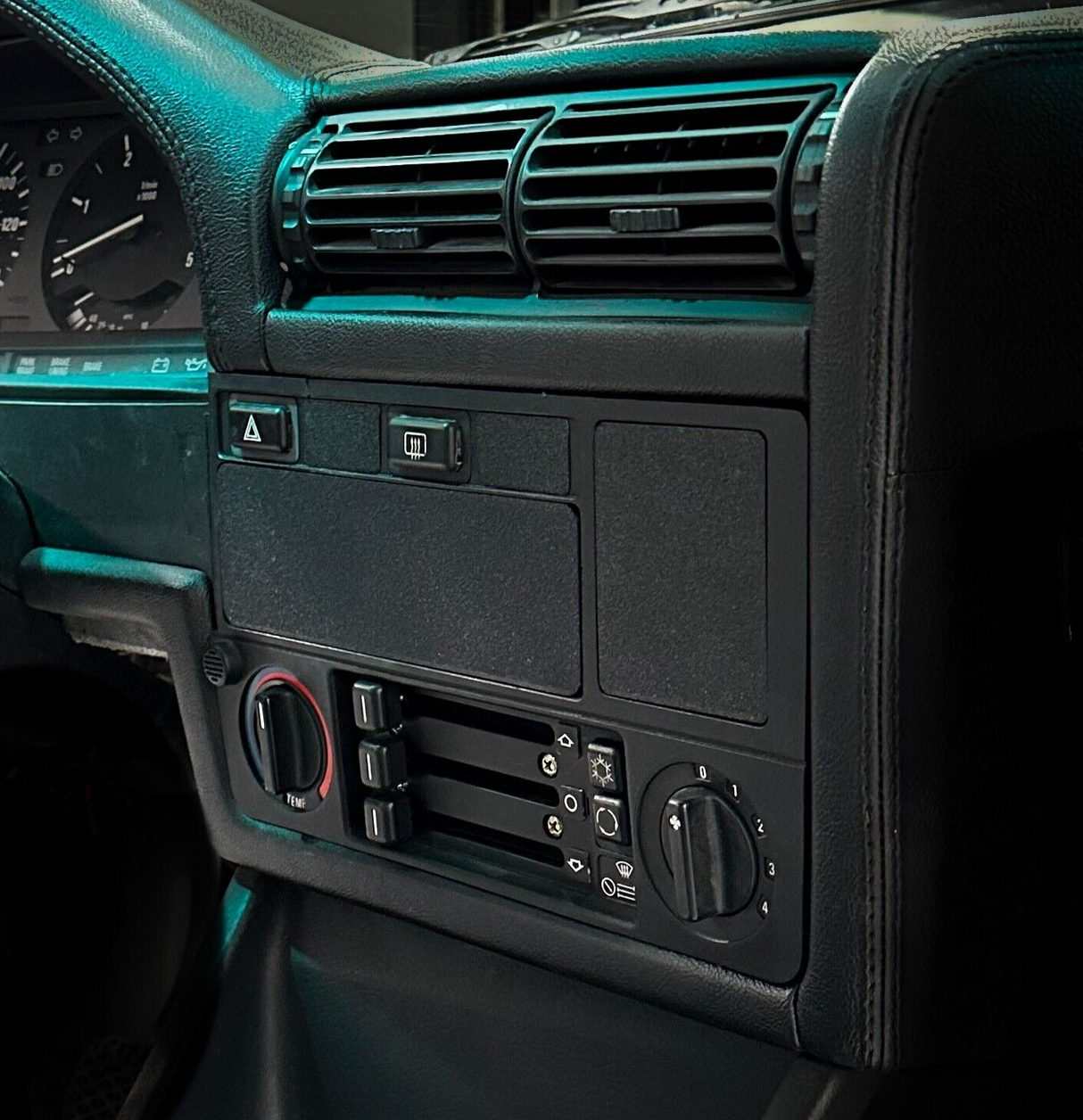 BMW E30 3-Series Radio Delete Panel