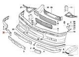 BMW E36 3-Series M3 Style License Plate Mount Tow Hook Cover