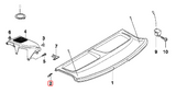 BMW E36 & E46 3-Series Parcel Shelf Repair Kit