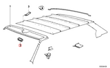 Sunroof Motor Cover for BMW E30, E23, E24 & E28