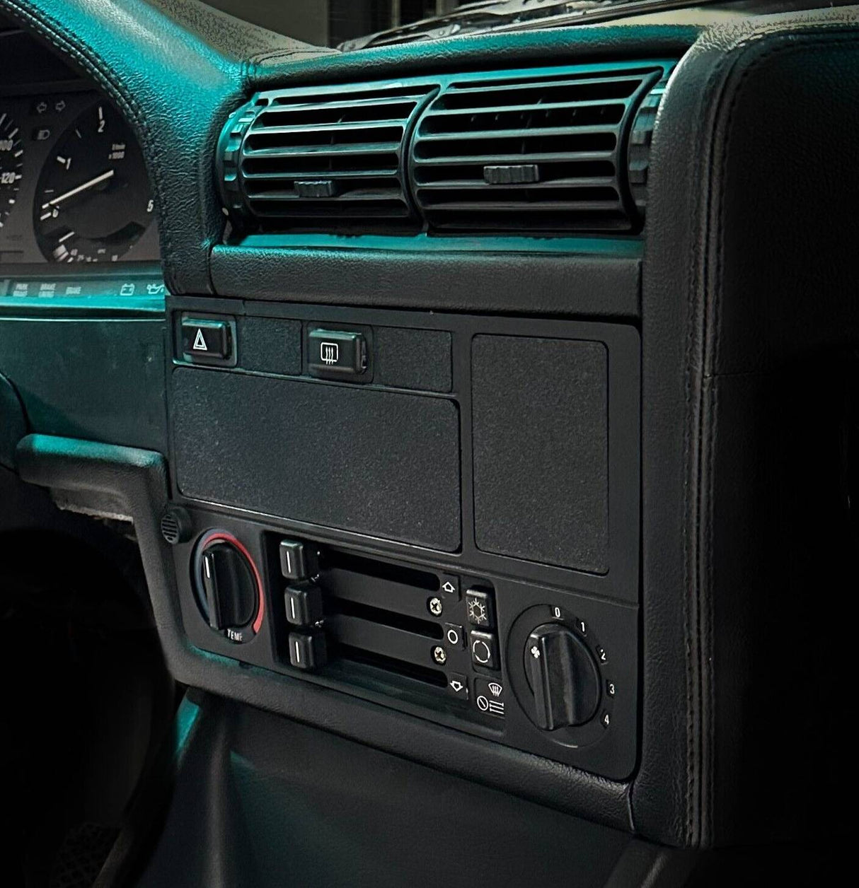 BMW E30 3-Series Radio Delete Panel