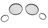 BMW E30 3-Series Black Gauge Cluster Rings
