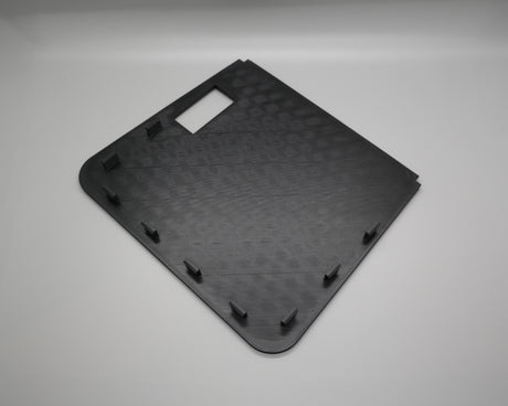 E36 Coupe sunroof motor cover, underside clips