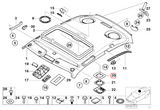 BMW E46 E39 E38 Z3 R50 R53 Alarm Module Bracket - Top