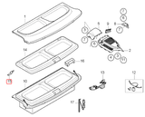 BMW E36 3-Series Compact Parcel Shelf Kit - Complete
