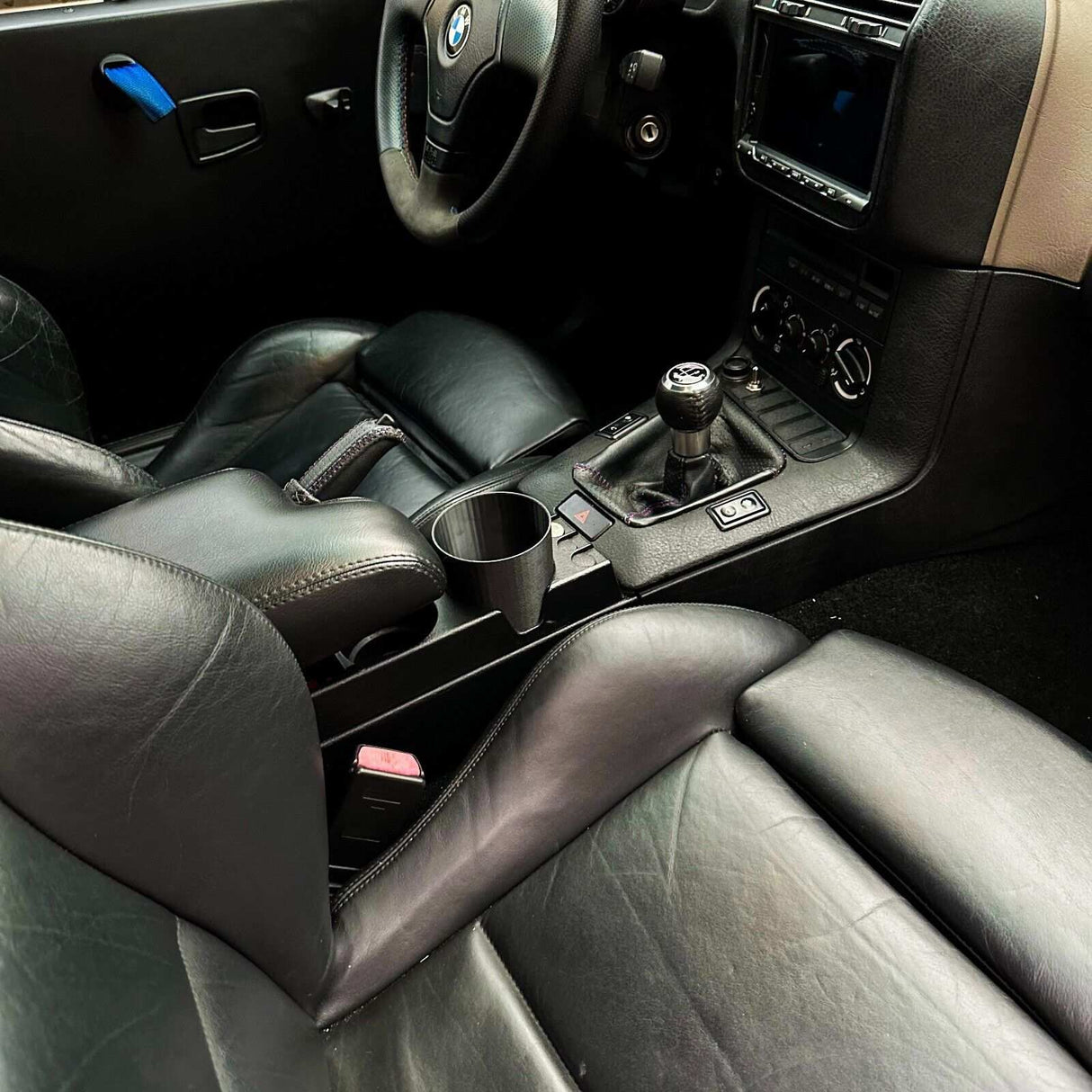 BMW E36 3-Series Single Cup Holder - Extra Large
