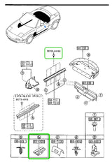 Mazda Miata NA Door Sill Grommets - Set of 8