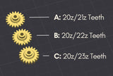 Porsche 944 928 911 Odometer Gear Repair Kit - MPH