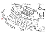 BMW E36 3-Series M3 Style License Plate Mount Tow Hook Cover