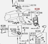 Mazda RX7 FC Double Din Head Unit Bezel - S5