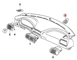 BMW Z3 Defroster Vents - Left