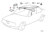 BMW E32 7-Series Sunroof Motor Cover - 2 Button